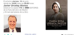 Firma en la Feria del Libro de Madrid de Javier Urcelay (Caseta 178)