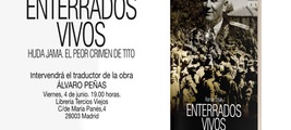 PRESENTACIÓN DE "ENTERRADOS VIVOS" EN LA LIBRERIA TERCIOS VIEJOS EN MADRID