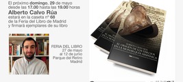 Alberto Calvo Rúa firma en la Feria del Libro