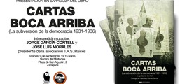 Presentación en Zaragoza del libro de García Contell "Cartas boca arriba"