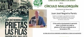 Presentación de "Prietas las filas" en Mallorca, el último libro de Juan Negreira Pallets