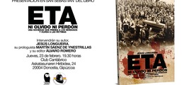 Presentación del libro "Eta, ni olvido ni perdón" en San Sebastián