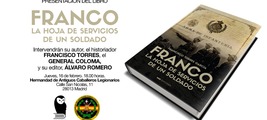 Presentación de "Franco la hoja de servicios de un soldado" en la Hermandad de Antiguos Caballeros Legionarios