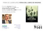 Firma de Jorge García Contell en la Caseta 141 de SND Editores en la Feria del Libro de Madrid