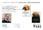 Firma de Daniel Marín en la Caseta 141 de SND Editores en la Feria del Libro de Madrid