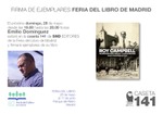 Firma de Emilio Domínguez en la Caseta 141 de SND Editores en la Feria del Libro de Madrid