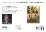 Firma de Juan Rada en la Caseta 141 de SND Editores en la Feria del Libro de Madrid