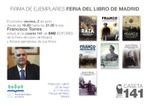 Firma de Paco Torres en la Caseta 141 de SND Editores en la Feria del Libro de Madrid
