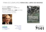 Firma de Honorio Feito en la Caseta 141 de SND Editores en la Feria del Libro de Madrid