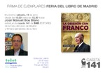 Firma de José Manuel Bou en la Caseta 141 de SND Editores en la Feria del Libro de Madrid