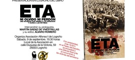 Presentación del libro "ETA, ni olvido ni perdón" en Logroño