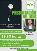 Presentación del libro de Josué Cardenas en Alcorcón