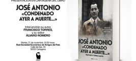 Presentación en Cartagena de «José Antonio, condenado ayer a muerte»