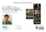 Firma en la Feria del Libro de Madrid de Fernando Alonso Barahona (Caseta 178)