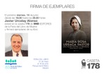 Firma en la Feria del Libro de Madrid de Javier Urcelay (Caseta 178)