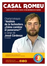Josué Cárdenas presenta su último libro en Valencia