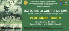 Presentación del libro «Luz sobre la Guerra de 1898», en el Instituto de Historia y Cultura Militar