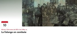 Álvaro de Grandes presenta en Tercios Viejos su libro La Falange en combate