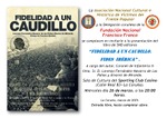 Presentación en La Coruña del libro: Fidelidad a un Caudillo