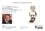 Firma en la Feria del Libro de Eurico Campano 