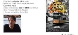 Firma en la Feria del Libro de Madrid de Carlos Paz