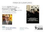 Firma en la Feria del Libro de Madrid de Francisco J. Carballo